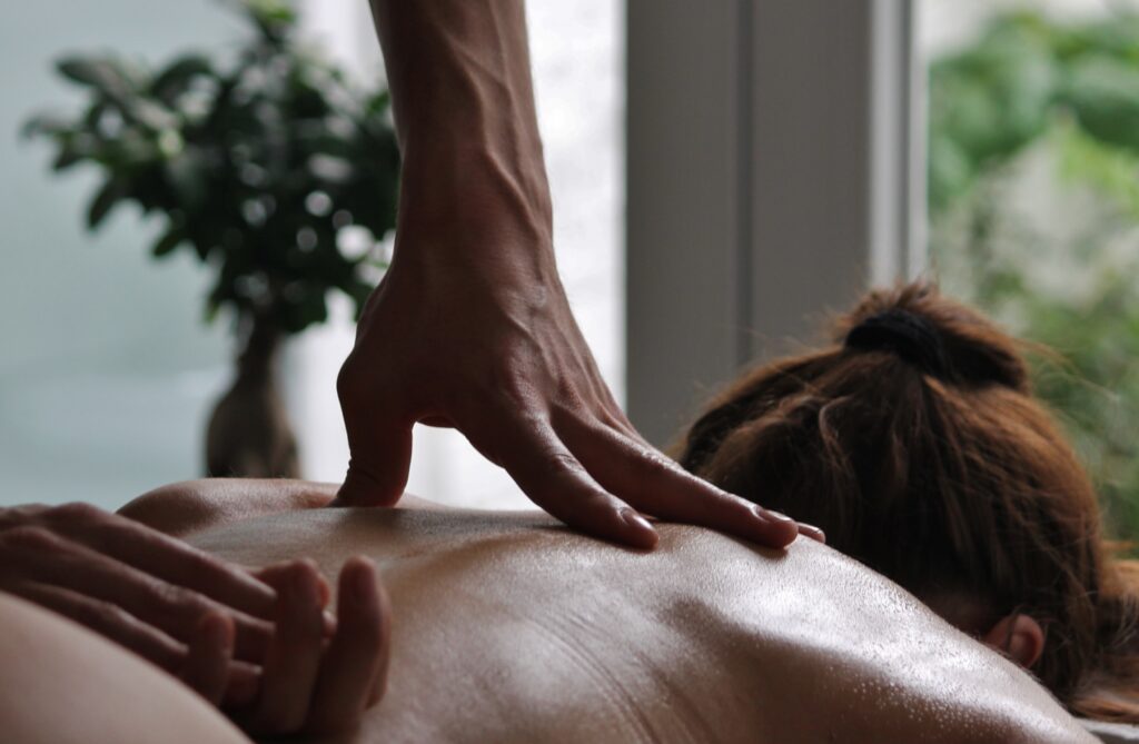 schouder nek massage